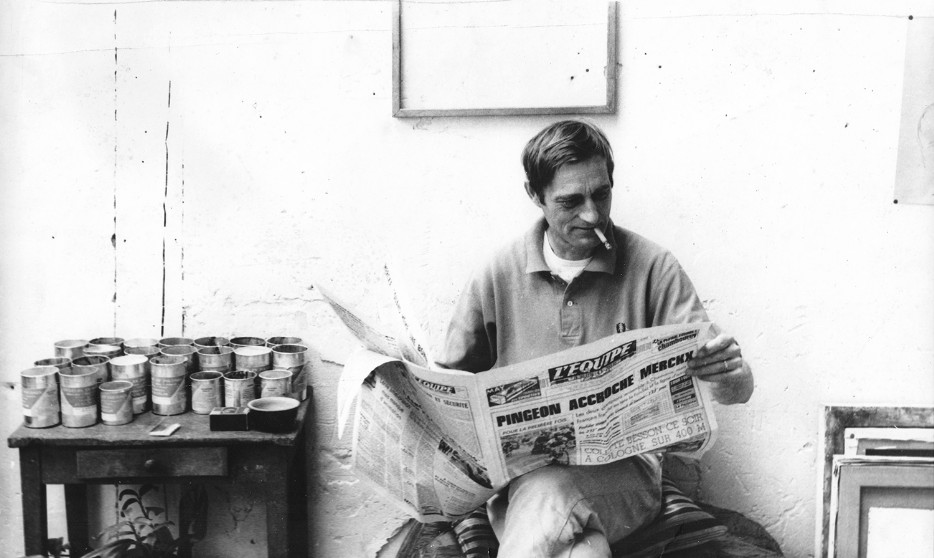 Gian Carozzi nell'atelier de la Rue Dareau, Parigi, 1970 Gian Carozzi nell'atelier de la Rue Dareau, Parigi, 1970